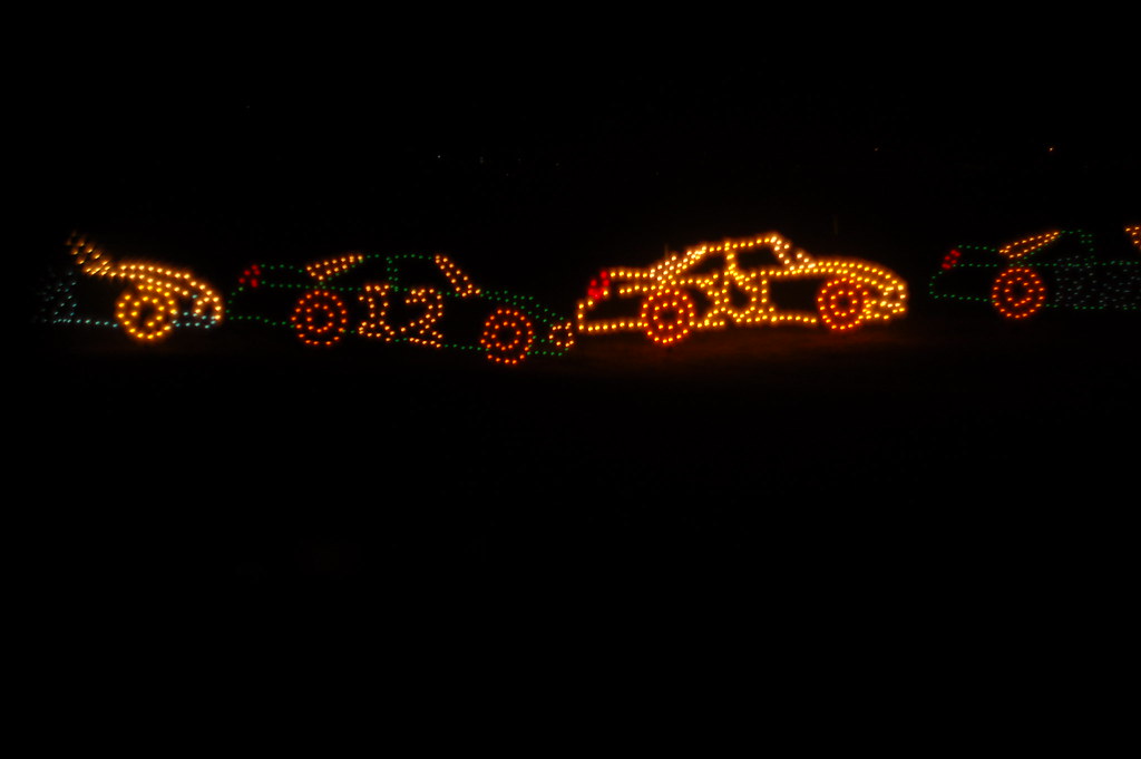 NASCAR Christmas Lights Christmas lights with cars at the … Flickr