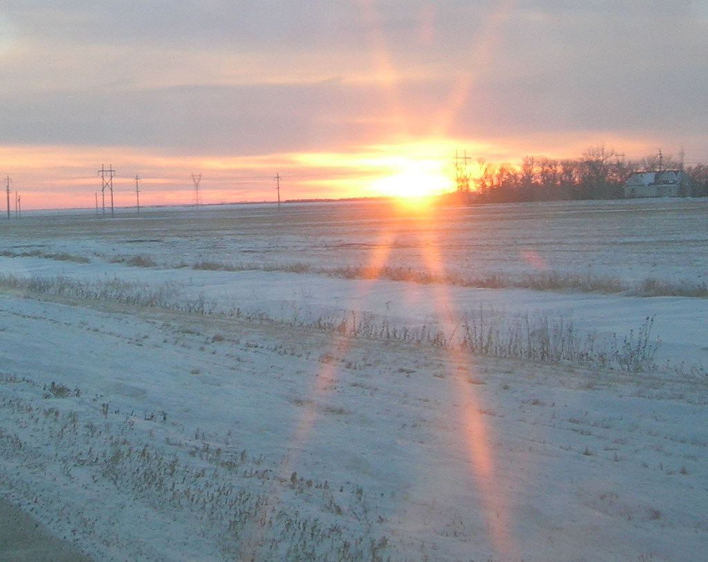 Prairie Sunset Oak Bluff Winnipeg Manitoba Taken for Wor… Flickr