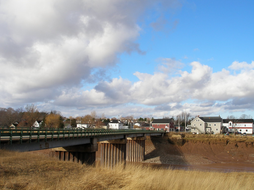 Port Williams Bridge and village peter of the port Flickr