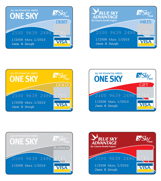 One Sky Wave Debit/Credit cards concept Debit and credit c… Flickr