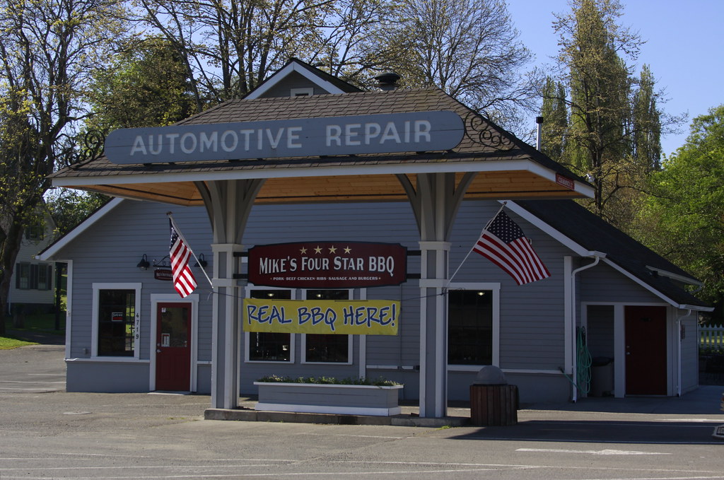 Automotive Repair building turn into a 4 star BBQ Yummy Flickr