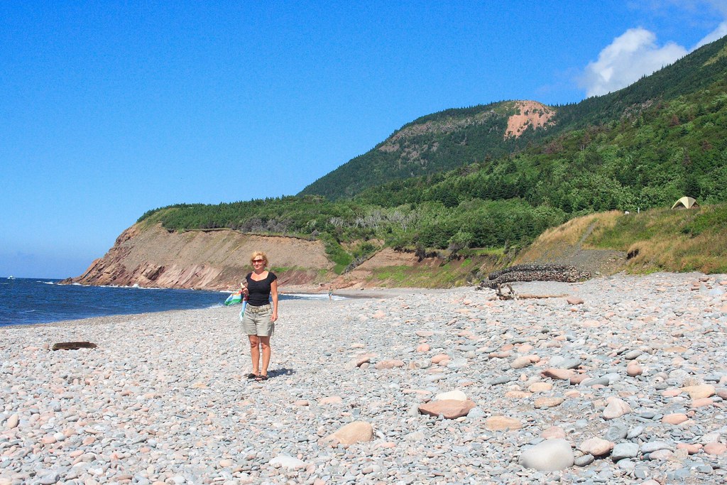 Camping by St. Lawrence Bay The north view from the Corney… Flickr