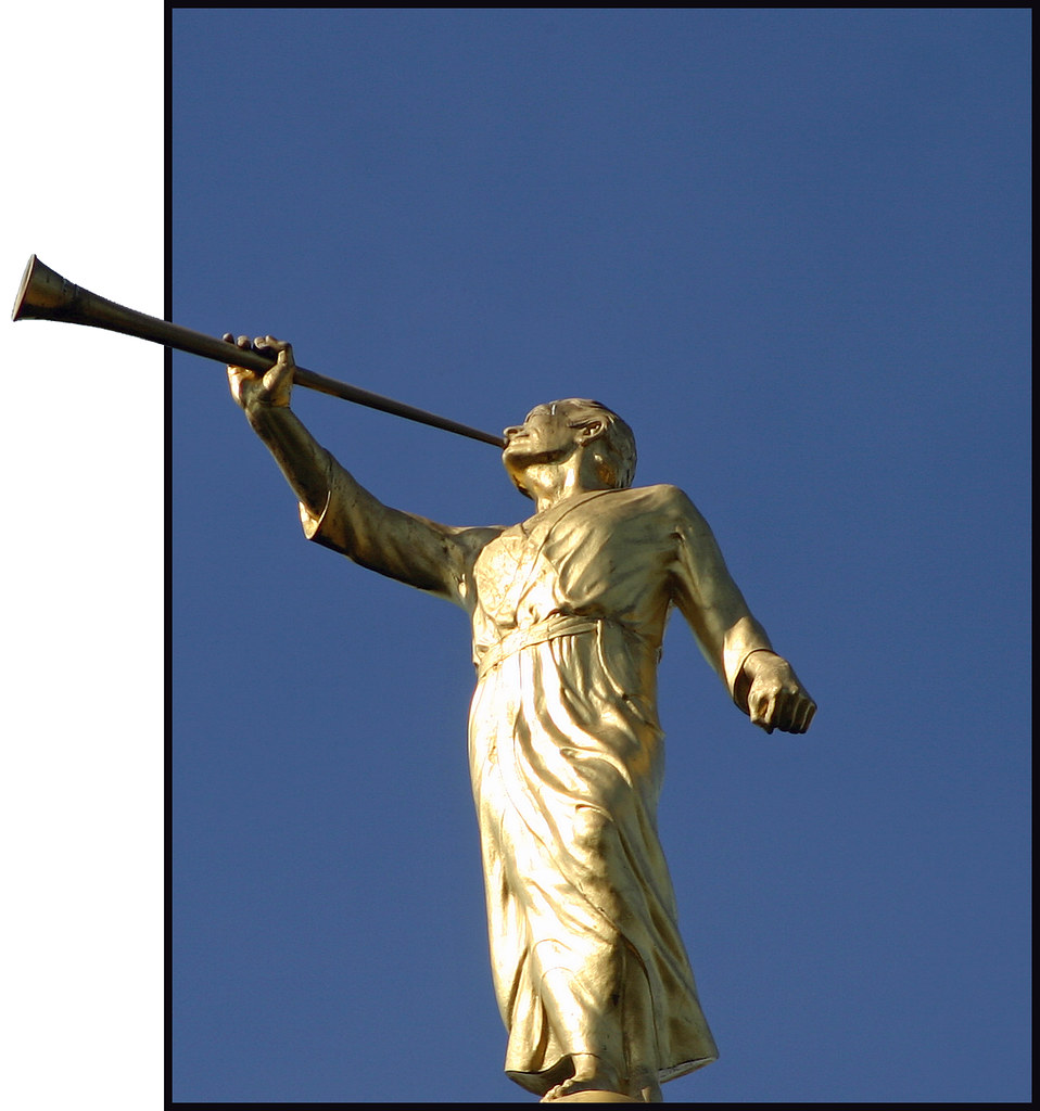 moroni Still playing his trumpet, but I couldn't hear anyt… Flickr