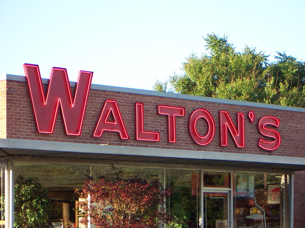 Jacksonville, IL Walton's Neon Sign ArchiTexty Flickr