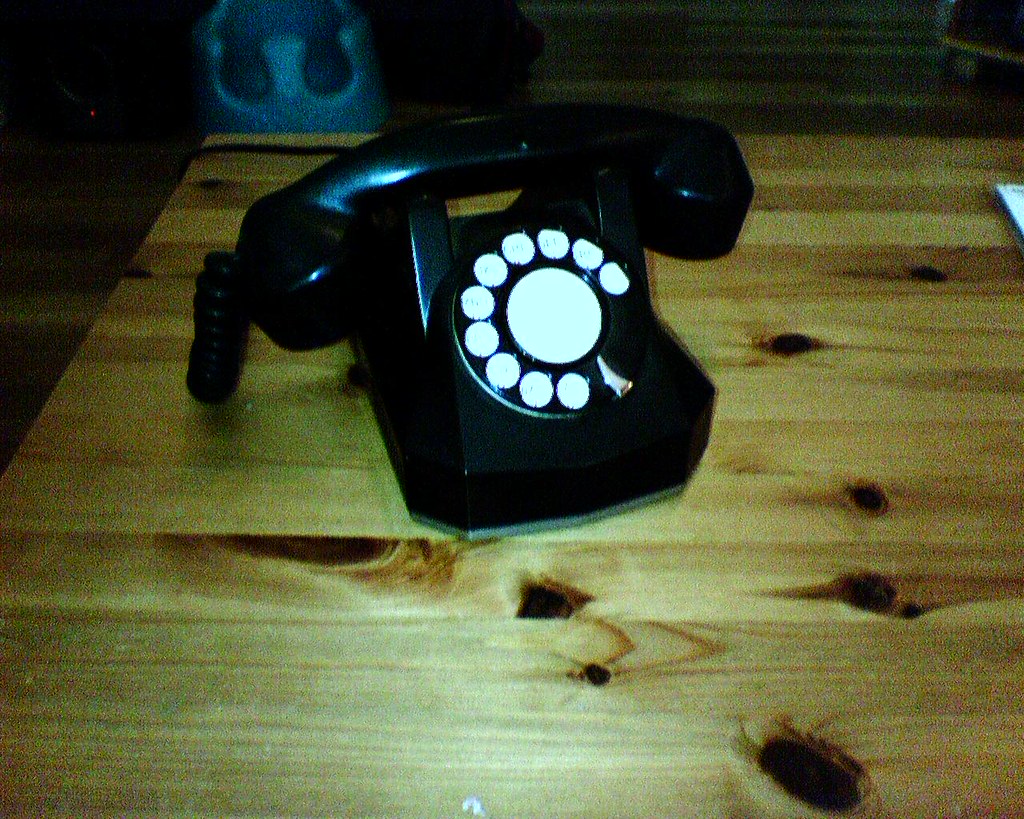 The old phone I hooked this up to the vonage box in my hou… Flickr