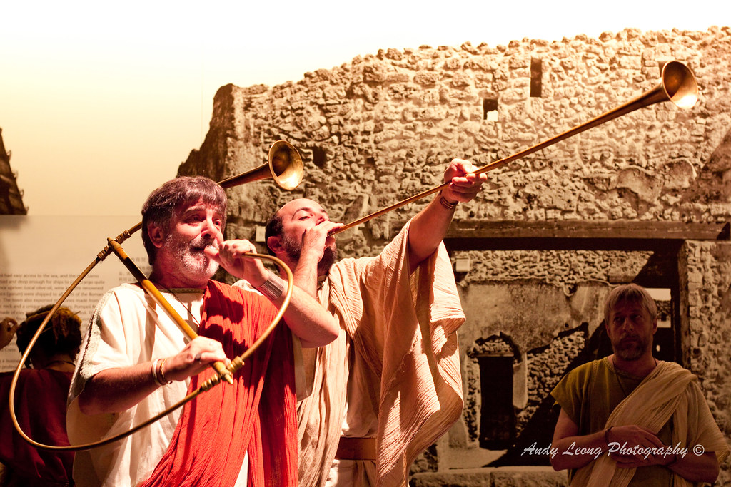 Music & Dance of Ancient Rome cornu and Roman tuba Flickr