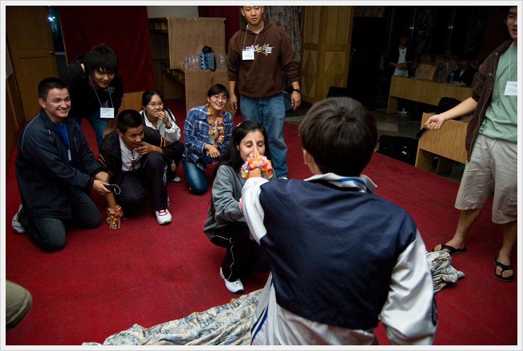 Camp 1 Ice Breaker "Blanket Game" 1st day Blanket Game Flickr