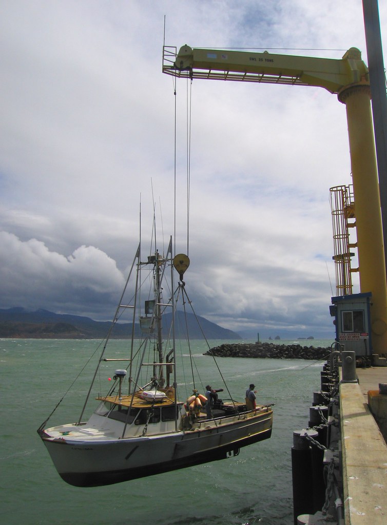Port Orford's Dolly Dock and Breakwater Flickr