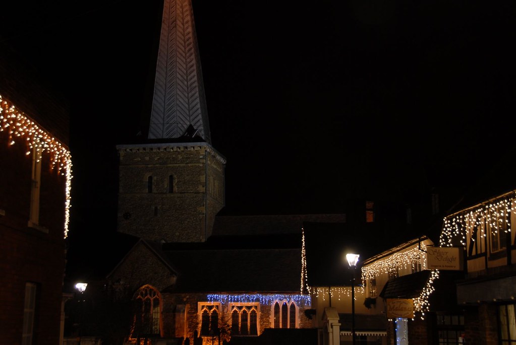 Christmas Lights St Peter & St Paul's Church Godalming at … Paul