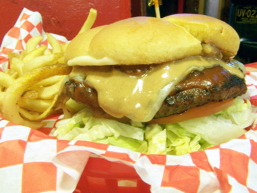 20061231 Jiffy Burger No, that's not cheese and it's not m… Flickr