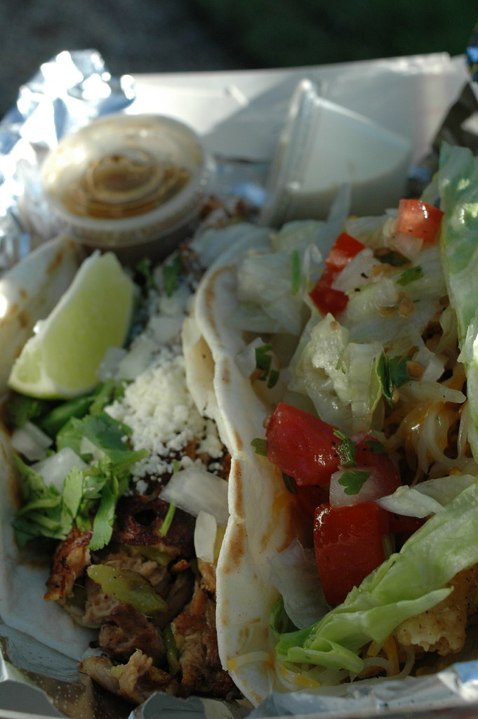 Torchy's Tacos The Green Chile Pork taco (on the left) is … Flickr