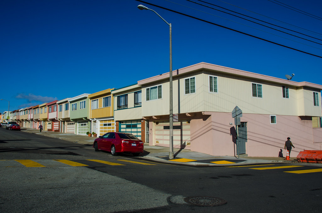 The Excelsior District San Francisco These houses are gr… Flickr