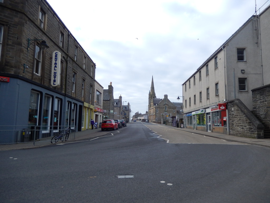 Olrig Street, Thurso Part of the A9 in Thurso, Caithness, … Flickr