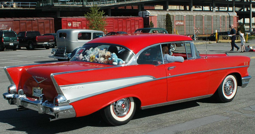 1957 Chevrolet Bel Air Easter Sunday car show. New Westmin… Flickr