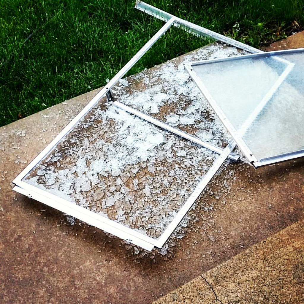 Getting rid of the shower doors turned into a bit of a dis… Flickr