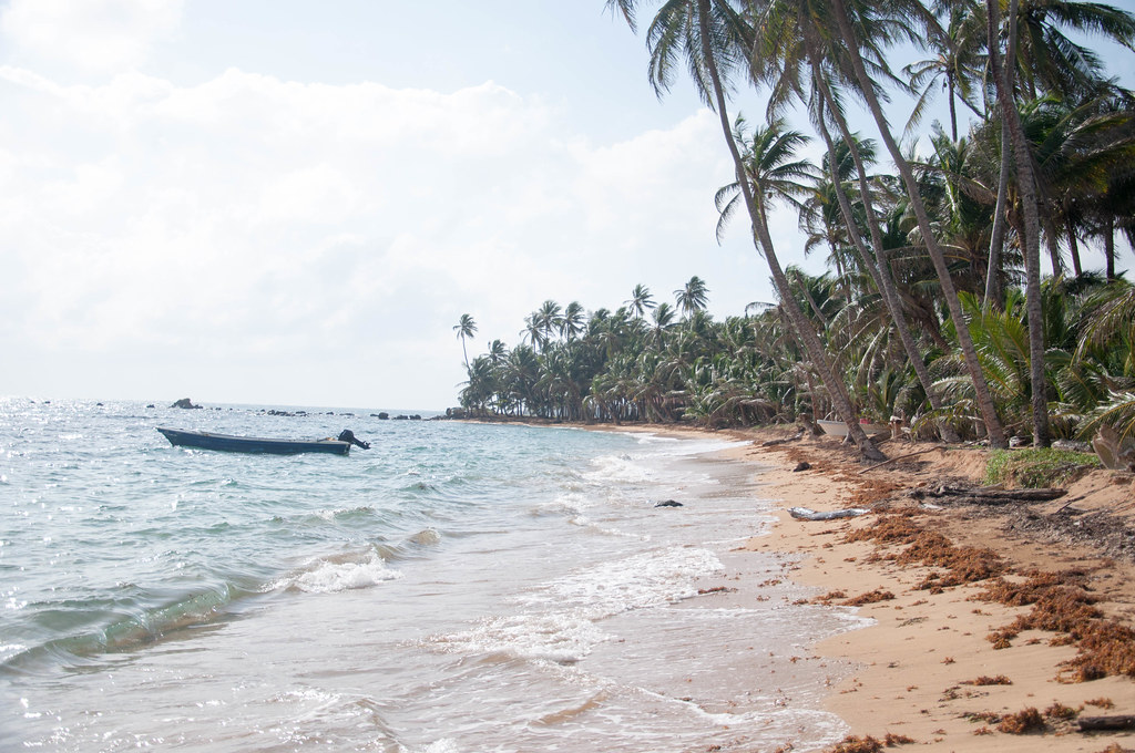 Derek's Place Little Corn Island A view down the beach f… Flickr