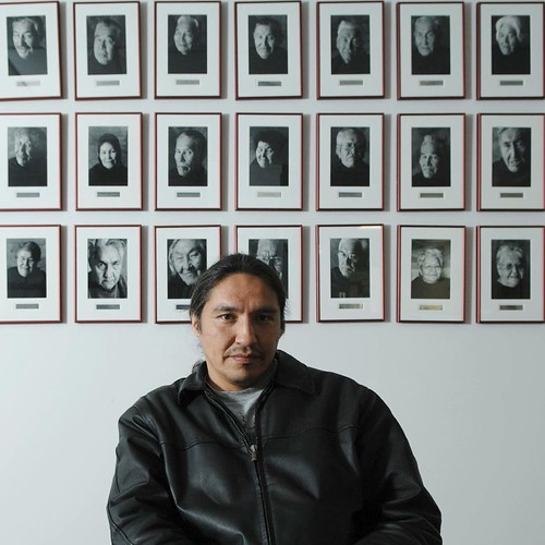 Athabasca Chipewyan First Nation Chief, Allen Adam, in fro… Flickr