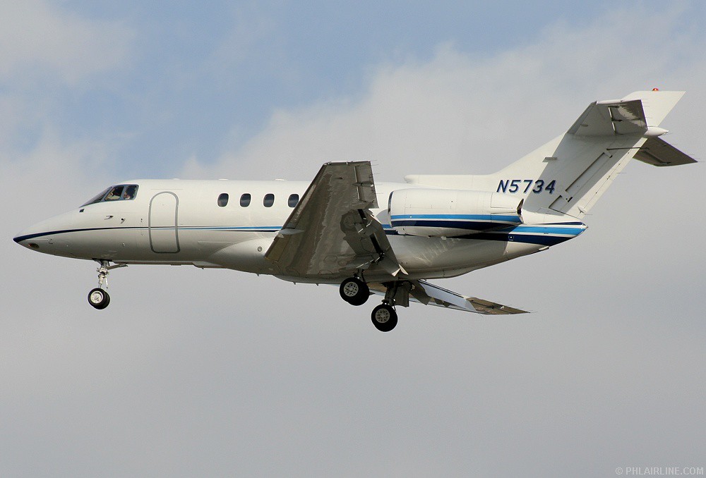 N5734 Raytheon Hawker 800XP AIR TIME AVIATION LLC