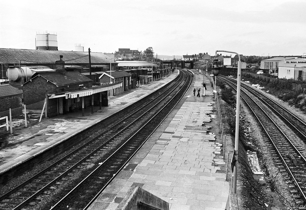 Lawrence Hill station (3), 1976 The view looking north. Flickr