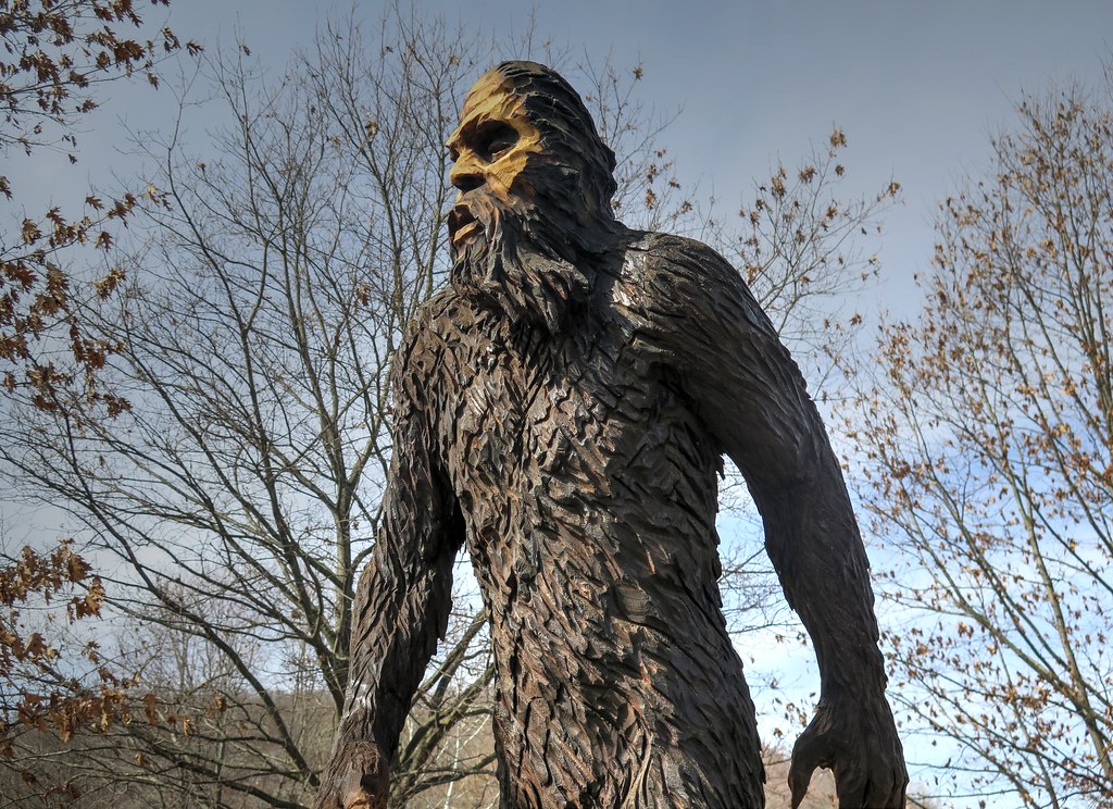 Sasquatch wood carving Ridgway, Pa Ridgway Chainsaw Carv… Flickr