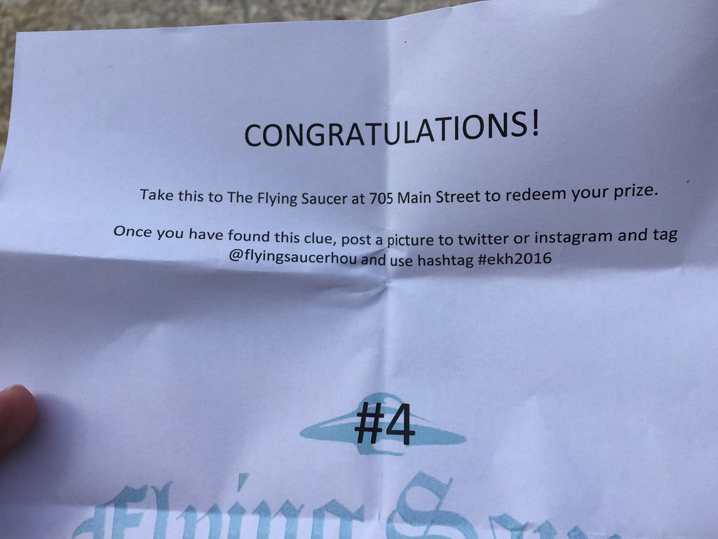 Flying saucer clue Christopher Hisle Flickr