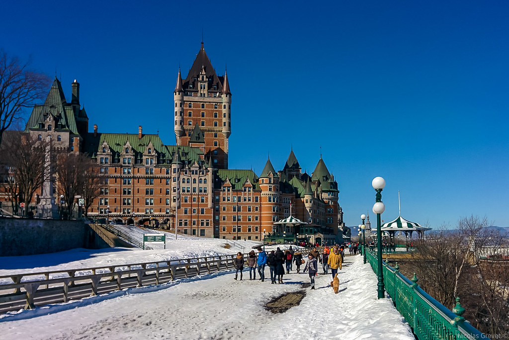 Château Frontenac The imposing Château Frontenac in Québec… Nicolas