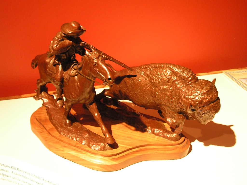 Buffalo Bill Bronze Sculpture Pony Express Museum, Saint J… Flickr