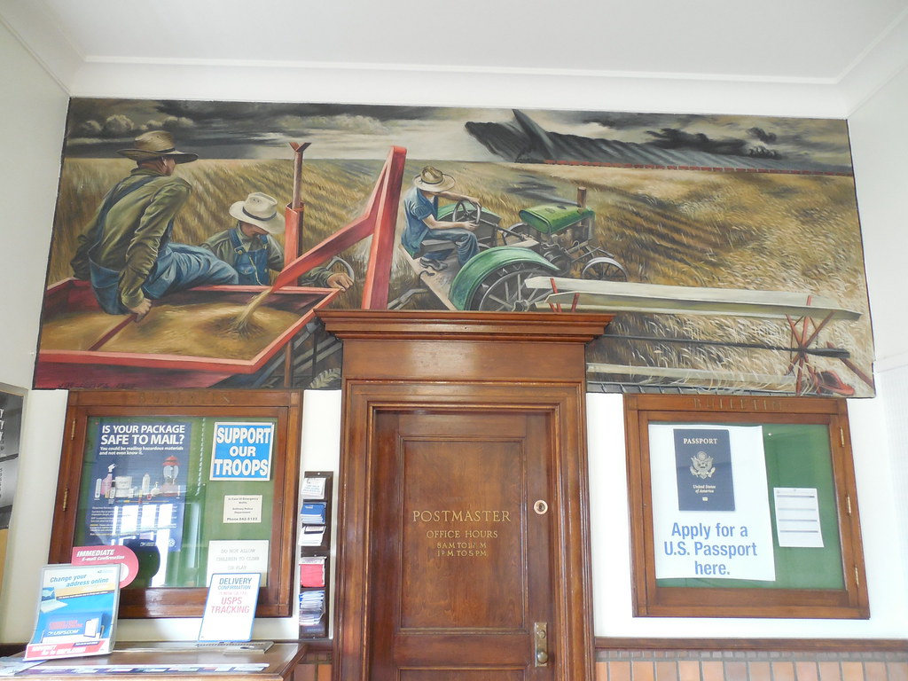Anthony, Kansas Post Office Mural New Deal mural entitled … Flickr