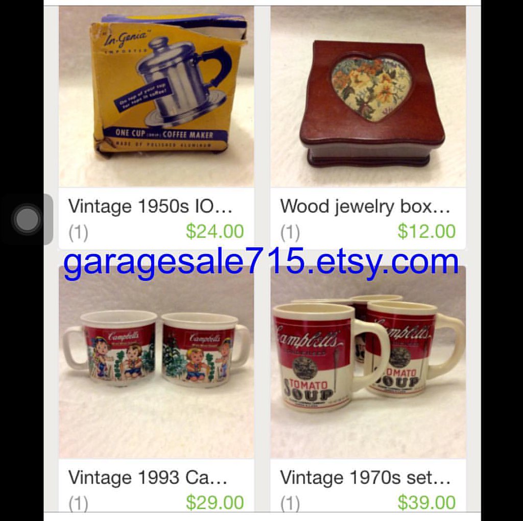 A few more of my vintage items in my Etsy shop. garagesale… Flickr