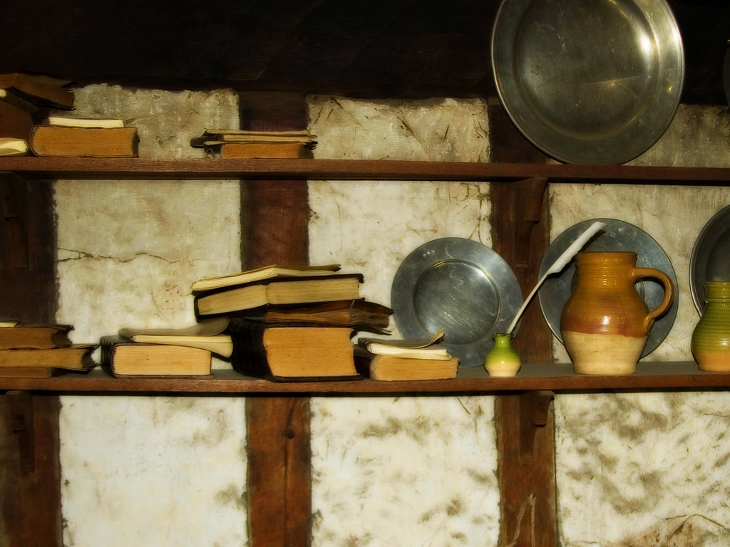 Settler's shelves One more image from the "Plimouth Planta… Flickr