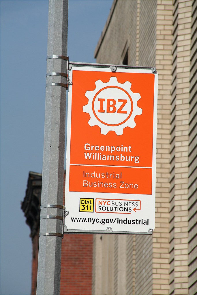 ibz sign industrial business zone sign, williamsburg Jim Flickr