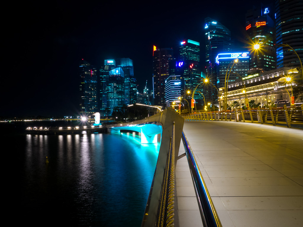 Singapore Nightscape OLYMPUS DIGITAL CAMERA cairnhunters Flickr