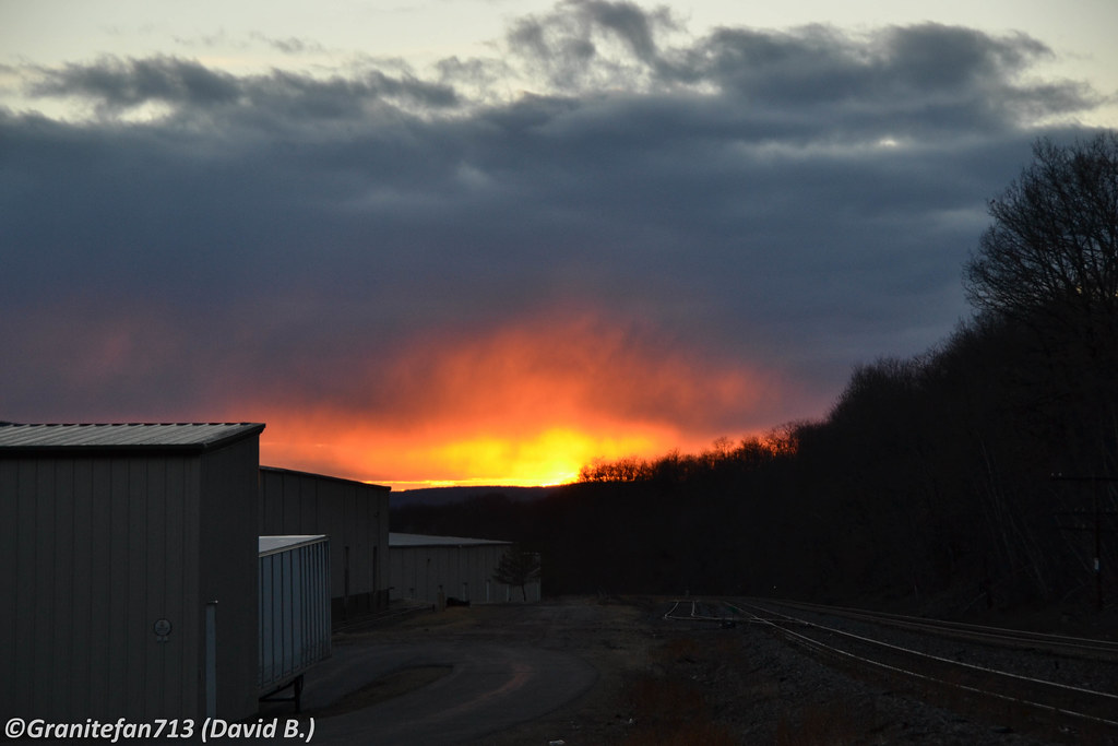 Sunset Yatesville, PA Trucks, Buses, & Trains by granitefan713 Flickr