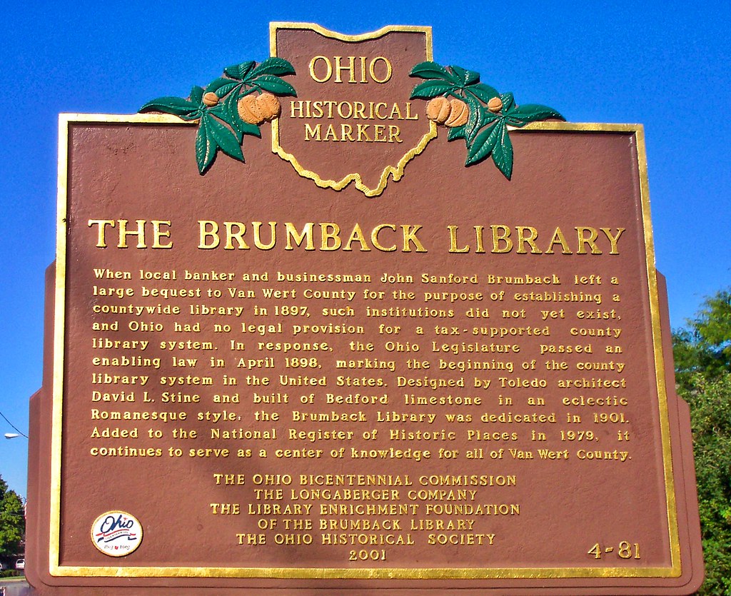 Van Wert Ohio The Brumback Library Historic Library Flickr