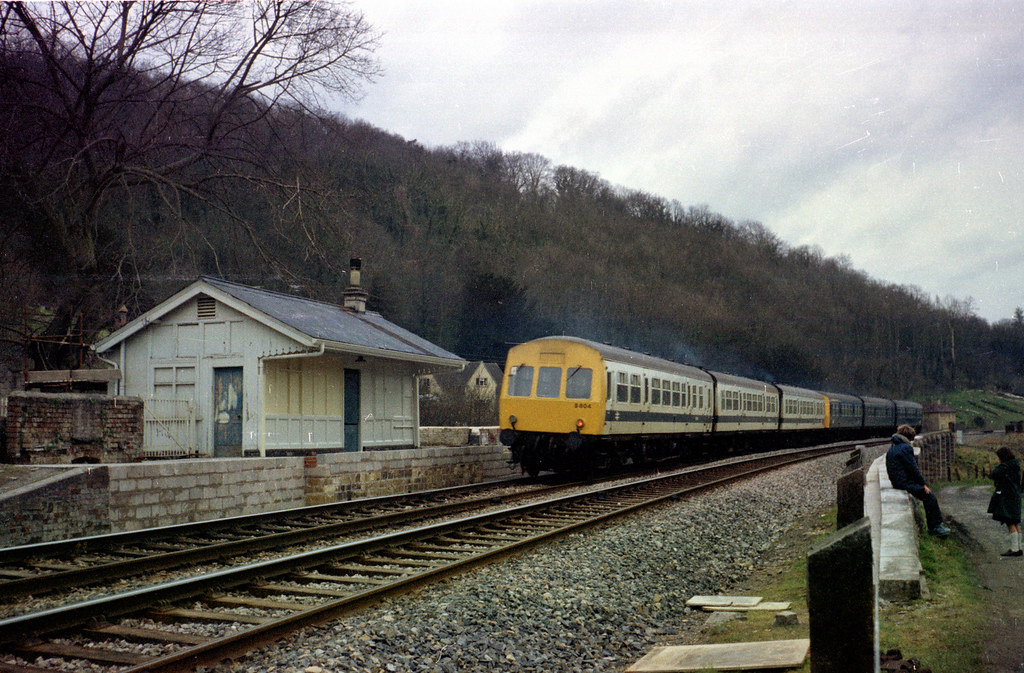 Limpley Stoke station (1), 1980 Looking towards Bath. The … Flickr