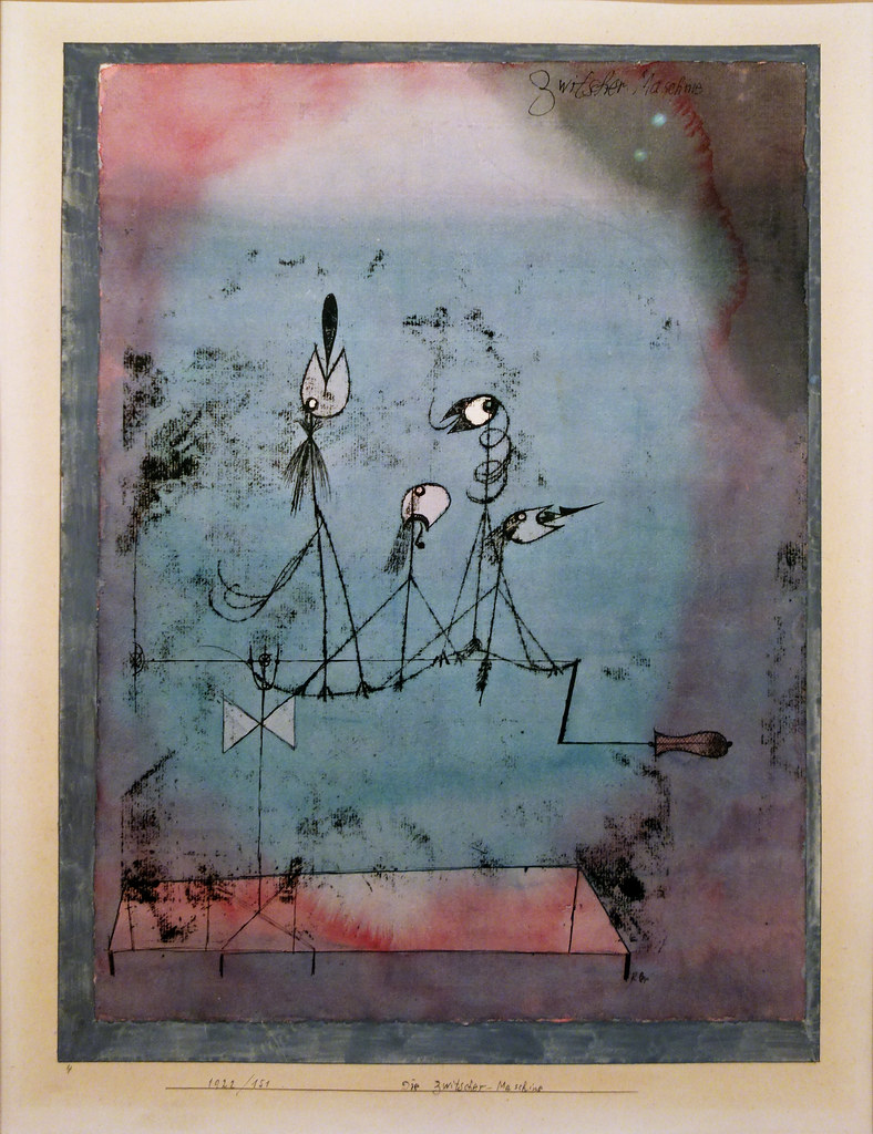Klee, Twittering Machine, 1922 Paul Klee, Twittering Machi… Flickr