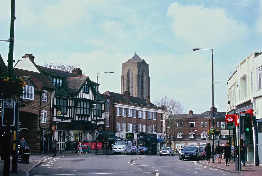 Beckenham High Street With St Edmund's Catholic church. Be… Flickr
