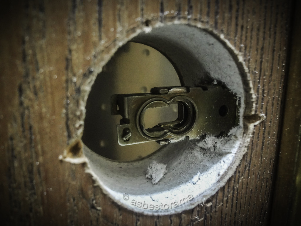 Firerated Door Asbestos Core Insulation Another example o… Flickr