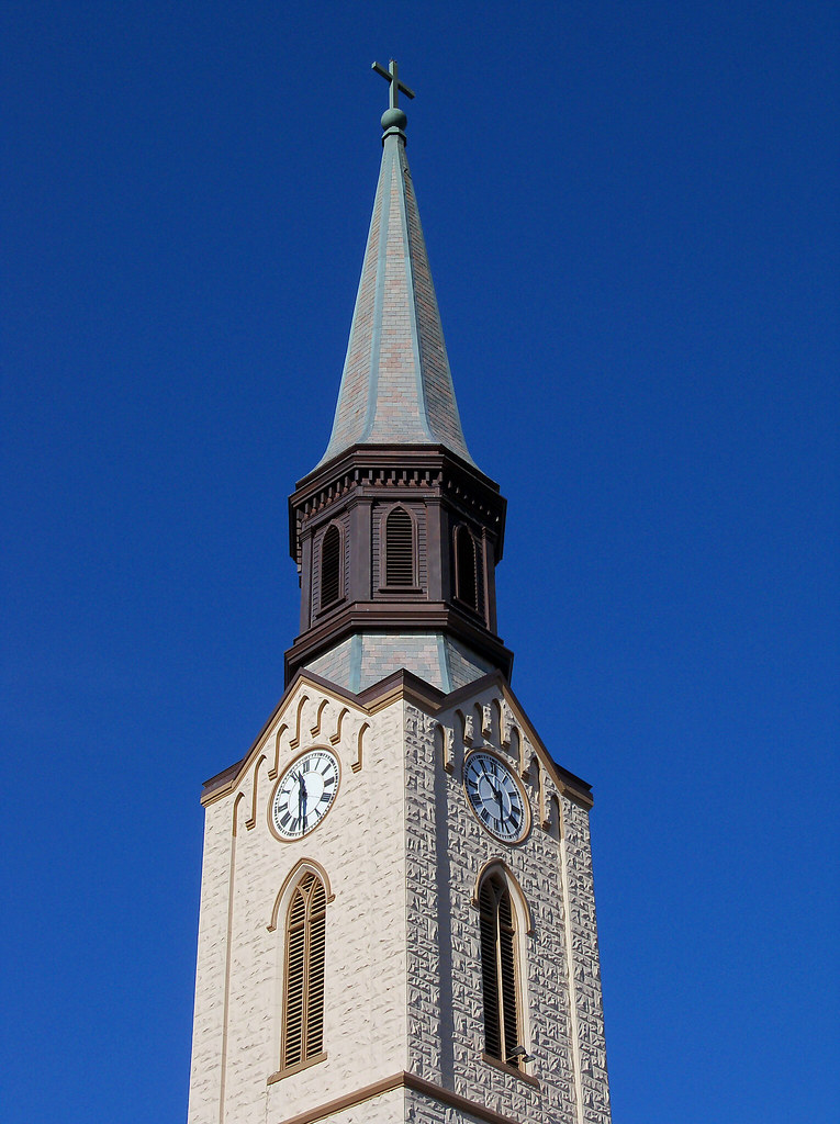 OH Piqua St Boniface Church Steeple of St Boniface Churc… Flickr