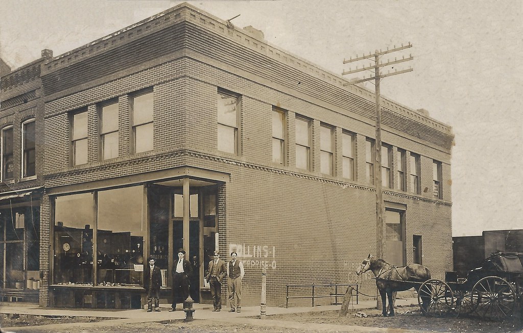 Collins, Iowa, Main Street, Business, Building photolibrarian Flickr