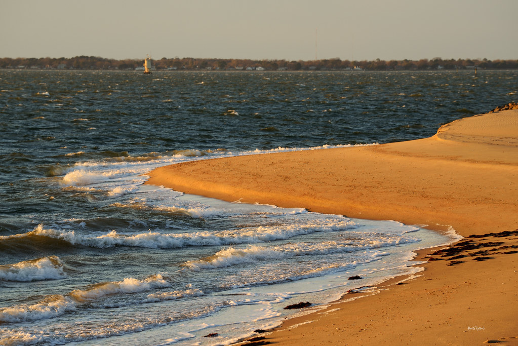 Willoughby Spit in the Late Afternoon Sun Shot taken on a … Flickr