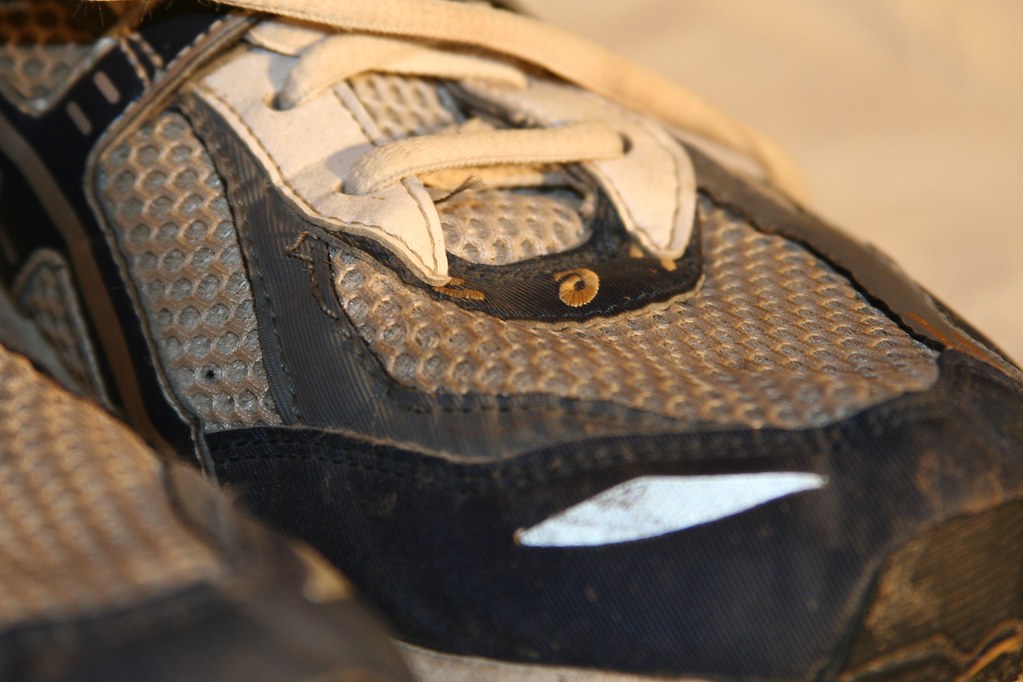 Dirty running shoes I took this photo of my old running sh… Flickr