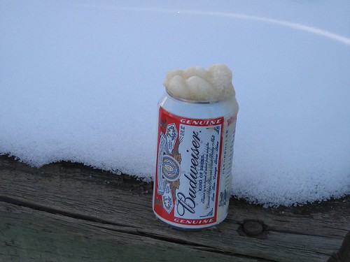 Full Beer Can Left Outside. Freezing Temperatures. Explosi… Flickr