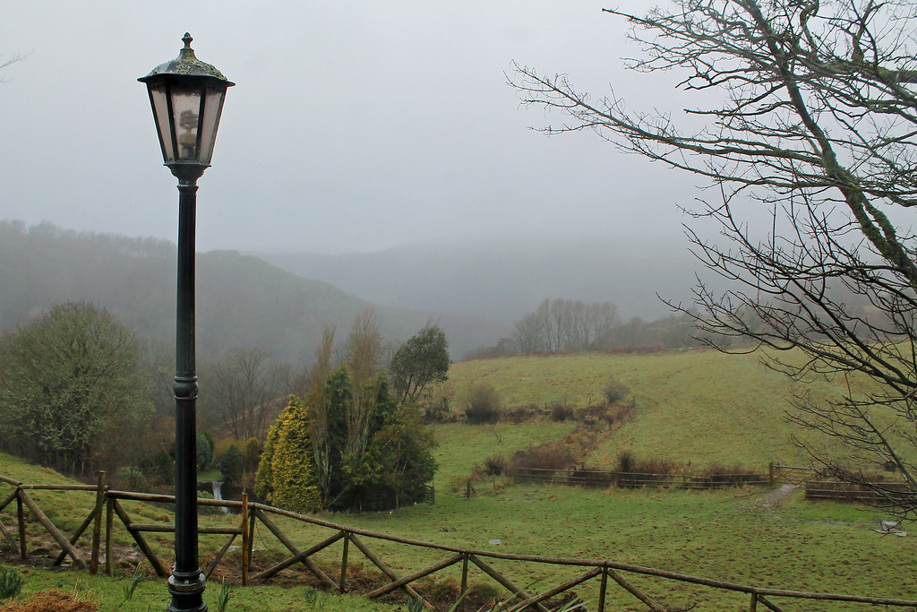 Wilsham Farm View from the terrace across Exmoor Christina Marsh
