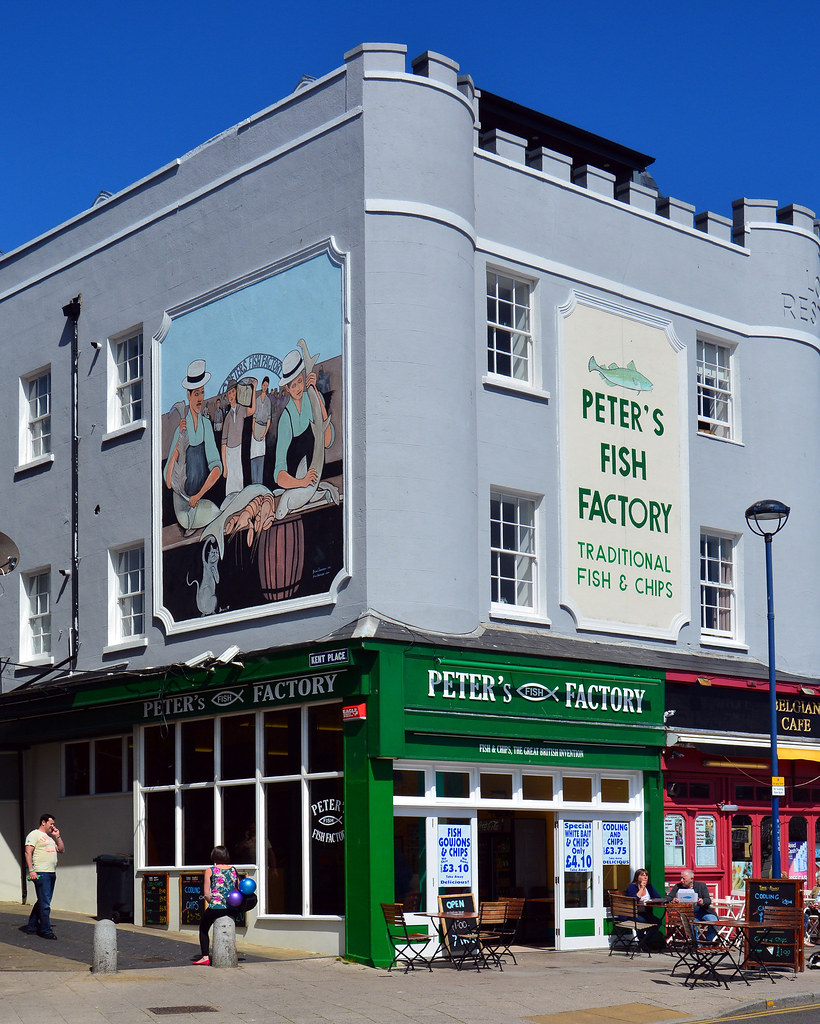 Peter's Fish Factory / Ramsgate Fish & Chip shop with mura… Flickr