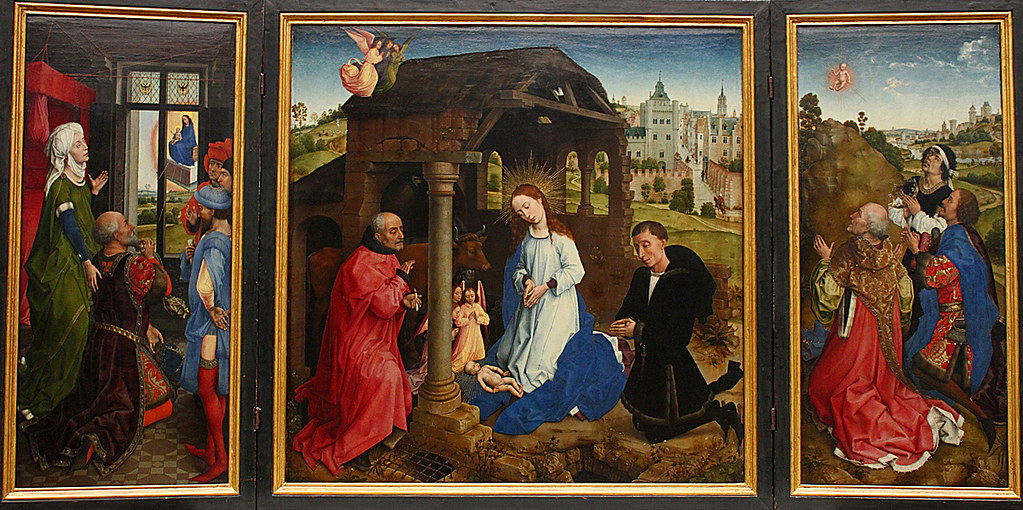 Van der Weyden, Bladelin Triptych Rogier Van der Weyden (1… Flickr