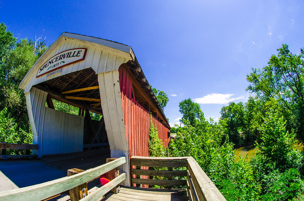 Spencerville, Indiana The Spencerville, Indiana covered br… Flickr