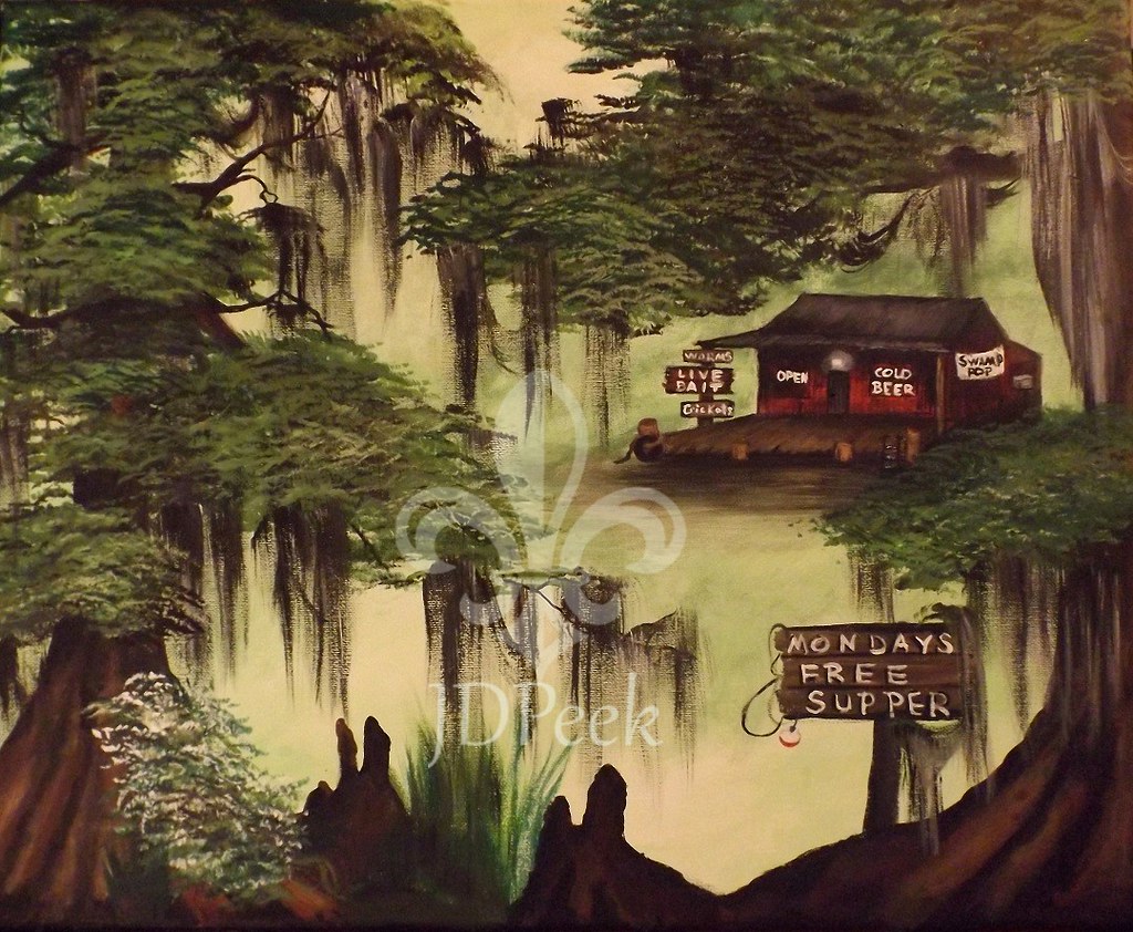 Bayou Bait Shop Painting JDPeek Flickr