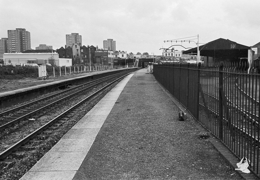 Lawrence Hill station (5), 1976 Bluepelicanrailway Flickr