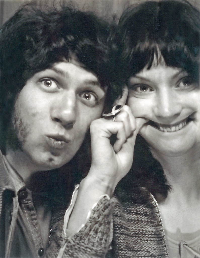 Me & Amy in Photo Booth 1 Enlarged, cropped and Flickr